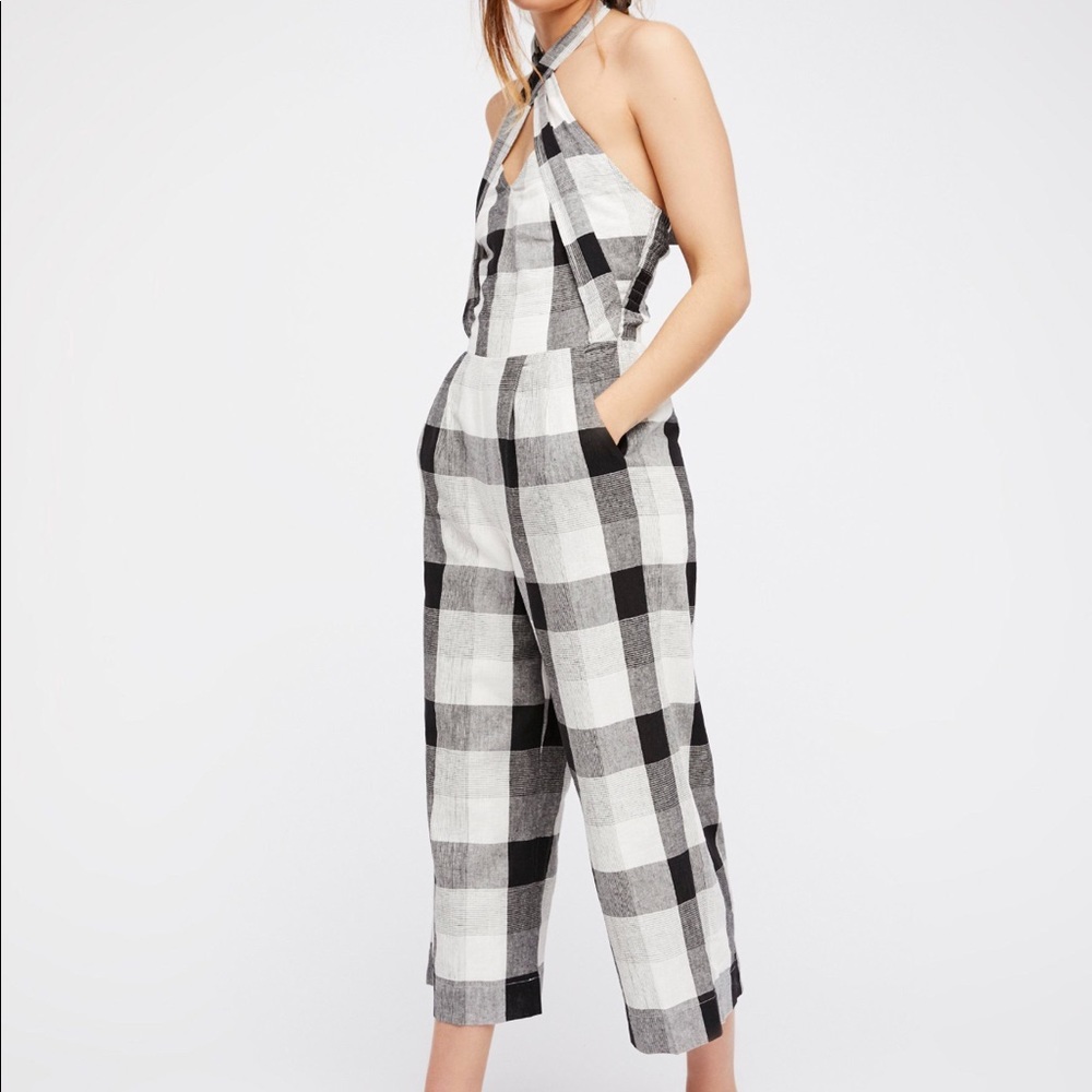 Halter neck jumpsuit